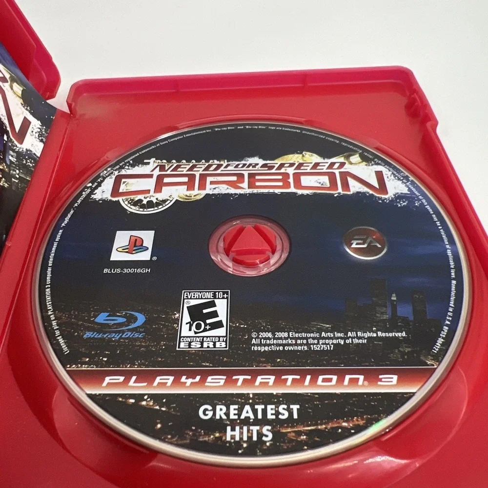 Need for Speed: Carbon (Sony PlayStation 3, 2006) Pre Owned Very Good CIB
